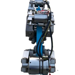 Disc brake actuating mechanism for oil rig